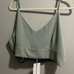 GeeGee  Bandeau Vneck Adjustable Strap Cropped Tank NWT Photo 0