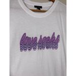Halogen XXL Love Rocks Graphic T- Shirt White Cotton Tee NEW Photo 4