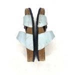 Birkenstock  Sydney Light Blue Leather Women's Size 37 Photo 3