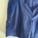 Jag jeans Jag Women's Flat Front Navy Blue Golf Chino Shorts Size XL Photo 2