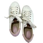 Coach  C101 Low Top Espadrille Sneakers in White & Petal Photo 9