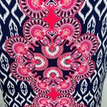 Rose + Olive  Sheath Tank Dress Multicolor Geometric Sleeveless Scoop Size 4 Photo 3