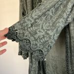 EUC Italian Duster Kimono Coverup Dark Green sz L/XL Size L Photo 2