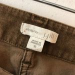J.Jill  Brown Corduroy Cotton Blend Stretch Mid Rise Skinny Pants Size 16 Photo 2