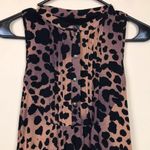 Vans Women’s Cheetah Print Snap Button Front Racerback Hi-Low Dress Photo 1