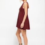 Free People Waterfall Sweater Dress Red Photo 8