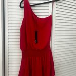 Revolve Krissa Red One-Shoulder Dress Photo 2