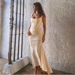 House Of CB  'Cesca' Vintage Cream Floral Maxi NWOT size M Photo 11