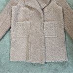 J.O.A. Women’s Reversible Teddy Faux Shearling Coat Oversized in Dusty Pink L Photo 4