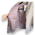 Nike Women's Size Medium REVERSIBLE Varsity Bomber Jacket Quilted Big Swoosh Photo 9