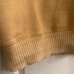 American Eagle  Funday Graphic Happiest Here Smiley Tan Sweatshirt - size XL Photo 4