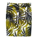 Ann Taylor  Palm Tropical Stretch Pencil‎ Skirt Tropical Chic Size 2 Photo 5