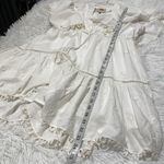 Farm Rio 3D Flower Mini Dress in White Medium Photo 5