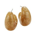 Kate Spade New!  Gold Glitter Huggie Hoop Earrings Photo 0