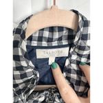 Talbots navy and white checkered vest Photo 6