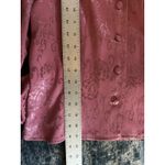 Chadwick's VTG Dress & Jacket Mauve Floral Back Pleat Bow Sleeveless Dress Size 8 Photo 7