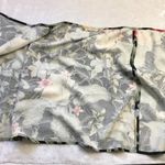 Tommy Bahama Vintage Silk Wrap Skirt Women's Small Tropical Floral Black Buttons Photo 9