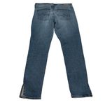 AG Adriano Goldschmied Adriano Goldschmied The Farrah Skinny Ankle High-Rise Split Hem Blue Jeans 30 Photo 2