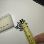 Turtle Pendant Multi Color Glass Chain Necklace Silver Tone NWT Stainless Steel Photo 6