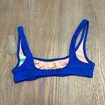 J.Crew  Dark Blue Heritage Scoopneck Bikini Top 90s XS Swimsuit Resortwear Beach Photo 4