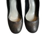 1. State  Metallic Pewter Chunky Block w/ Ankle Straps, Sz 8 Photo 6