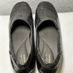 Clarks Gael Feline Grey Croc Leather Slip On Loafer Comfort Shoes Size 9 Photo 6