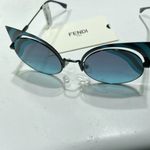 Fendi  53mm Cat Eye Sunglasses Blue Photo 6