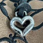 Brighton Valencia Purse Shoulder Bag Satchel Metallic Bronze Black Photo 2