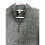 Boden Women's Pullover Quarter Zip Wool Blend Gray Sweater Medium Photo 1