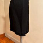 J.Crew Mini Black Wool/ Polyester Lightly Fringe On Bottom Zipper In Bac… Photo 2