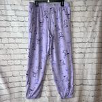 Disney Stitch Women’s Character Purple Jogger Pajama Pants Size Large Photo 1