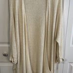 Adora cream open knit open front cardigan size small medium Photo 0