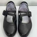 Beautiful Women's Tara Mary Jane Pump Size 40/9.5 Black Leather Low Heel Shoe Photo 1