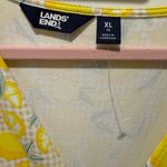 Lands' End EUC  faux Wrap Dress. Cute lemon design, perfect for spring/summer! XL Photo 1