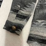 Mystree NWT  Aztec Faux Fur Collar Button Down Shacket Size M Photo 4