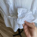 Bella Dahl Women's Tie-Waist Button-Up Blouse White Size M Lightweight Photo 3