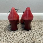 John Fluevog  Look Out Fascination Lace-Up Leather Heel Pink Oxford Coral Witchy Photo 6