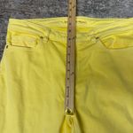 Michael Kors Butter Yellow Garment Dyed Izzy Skinny Jeans Photo 8