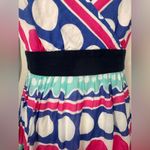 Vineyard Vines Carolina Stripe Maxi Dress Colorful Pattern V Neckline Size 6 D7 Photo 7