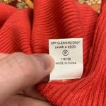 Staccato  Women's One Shoulder Knit Top Coral Ribbed Sleeveless‎ Tank Size Large Photo 5