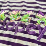 Disney Vintage  Store Dopey Embroidered Striped Long Sleeve (Small) Photo 3