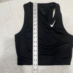 Nike Black Cropped Workout Top Photo 5