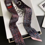 Designer Patterned Silk Scarf Tie Photo 0