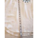 Three Pink Hearts Womens Blouse Sz XL Beaded Rhinestone Retro Hipster Boho Chic Photo 12