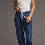 Anthropologie Pilcro Cottage Utility Cargo Jeans Blue Size XS Photo 1