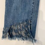 DL1961  Mara Instasculpt Straight Ankle Denim Blue Jeans Fringe Hem EUC Sz 25 Photo 8