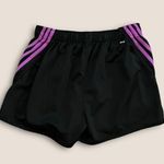 Adidas Women’s Climalite Response Athletic Shorts Black Purple S Photo 1