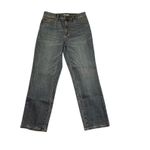 Lands' End Classic Straight Leg Medium Wash Women's Denim Jeans Casual Comfort Photo 1