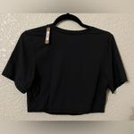 SKIMS NWT  Crop Black Tee Shirt Short Sleeves Size 3X Photo 7