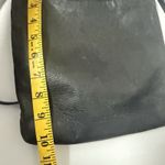 Margot Ny Split Pocket Black Soft Leather Slim Crossbody Purse Zipper Classic Photo 5